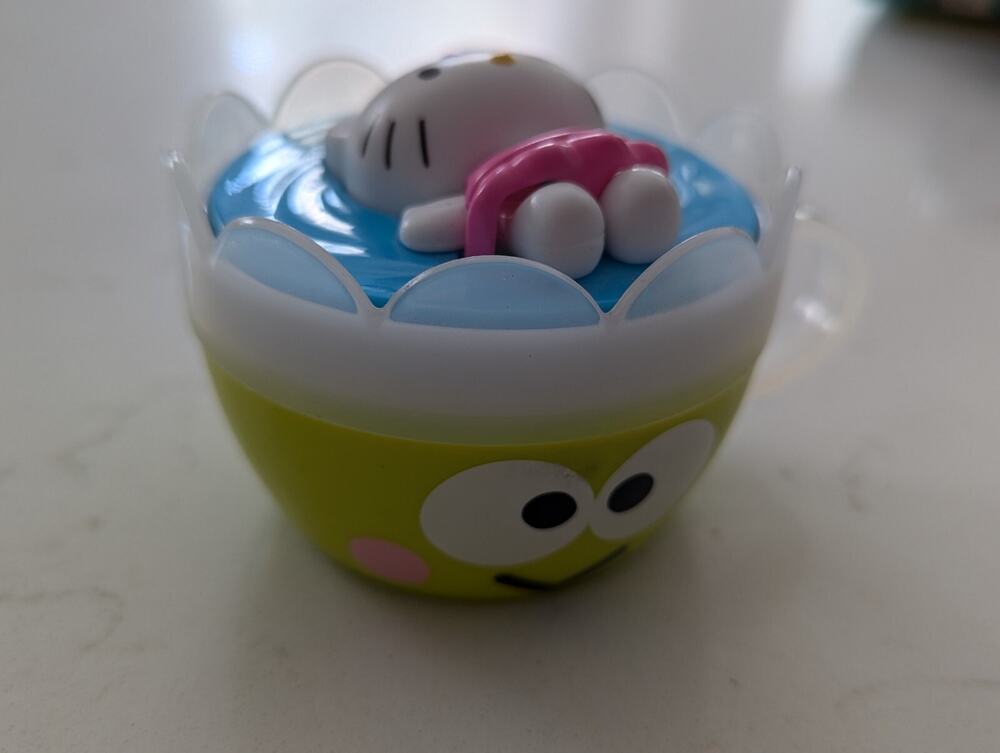 Hello Kitty Sanrio McDonald's Toy Tea Cup &Lid